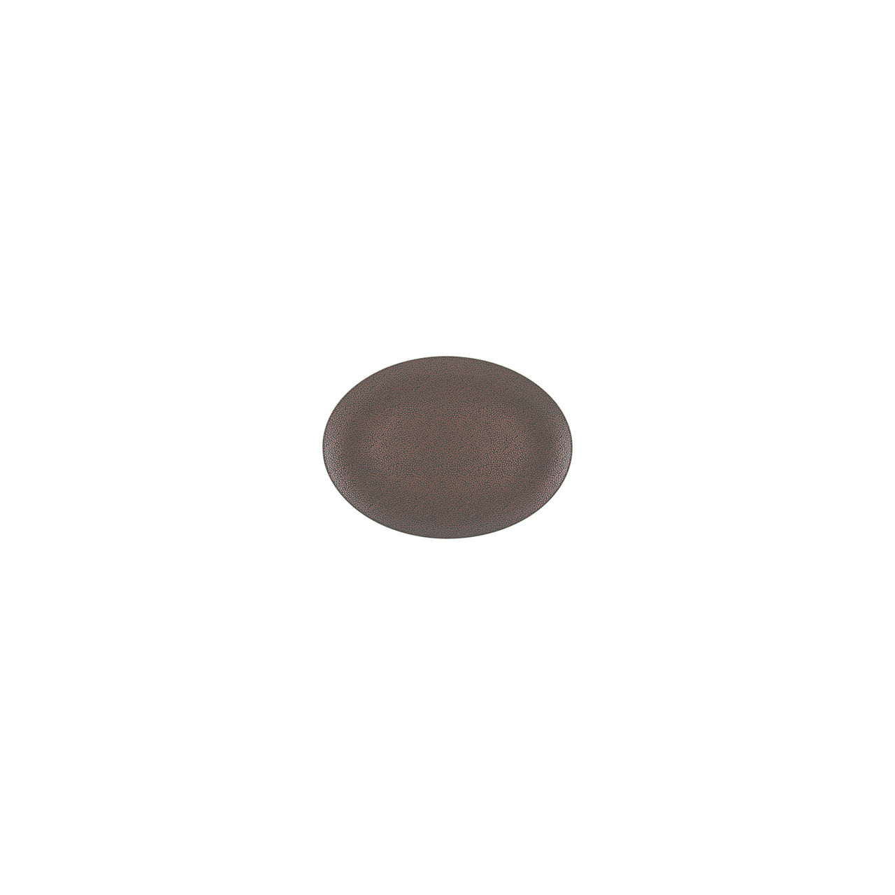 Pearls, Coupplatte oval 118 x 88 mm metallic copper